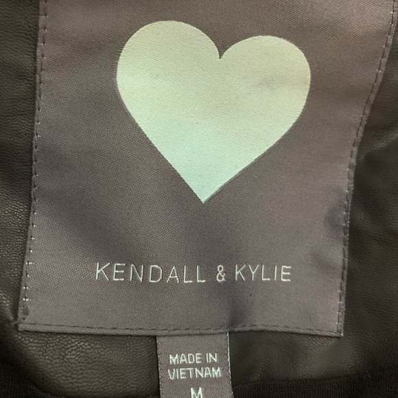 Kendall+Kylie Lightweight Leather & Fabric Jacket - Picture 2 of 9